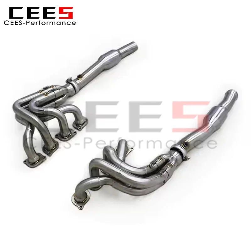 

Выпускной коллектор CEES для Mercedes-Benz SLS AMG C197 6.2L 2011+ из нержавеющей стали, система высокопоточной выхлопной системы с глушителем