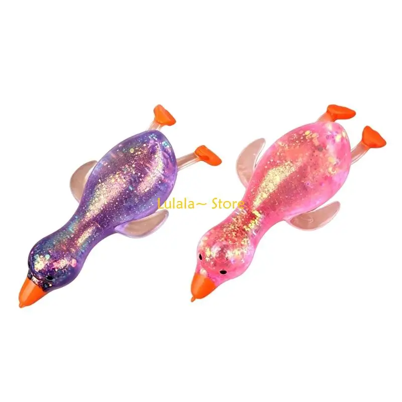 Y4QA Handheld Moldable Sensory Duck Slow Rebounding Texture Stress Relief