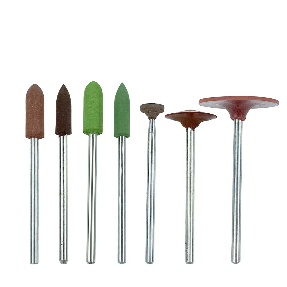 

10pcs Multi-Purpose Mini Dental Rubber Polishing Bur 2.35mm Shank Silicone Grinding Wheel for Jewelry & Drill Tools