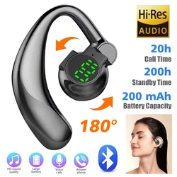 NEW Bone Conduction Wireless Bluetooth Headphones Earphones With Microphone Handsfree Noise Canceling Headset