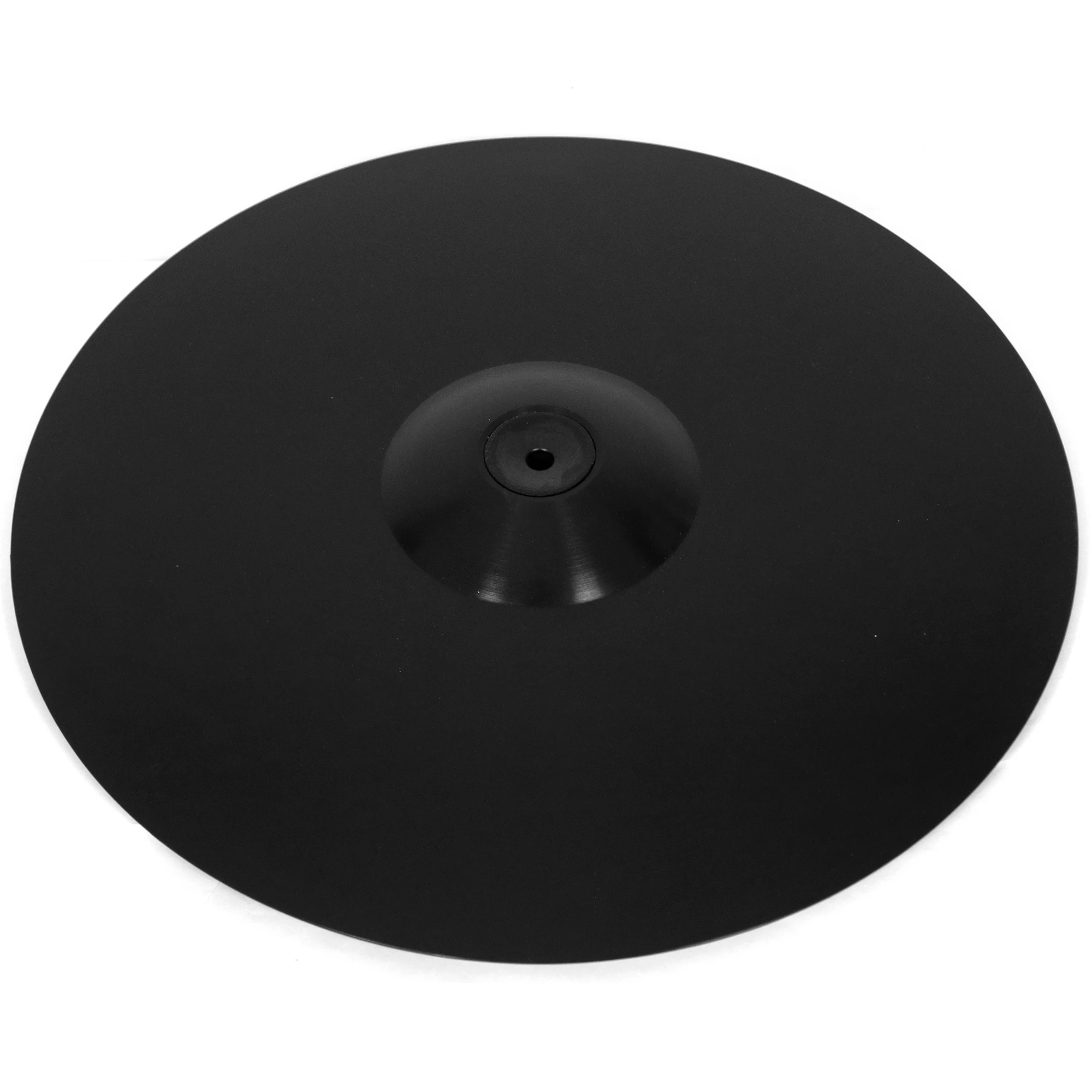 JBK 17 Inch Black Rubber High Quality Single Layer Foldable Ergonomic Electric Drum Crash Cymbals Compatible Effectors