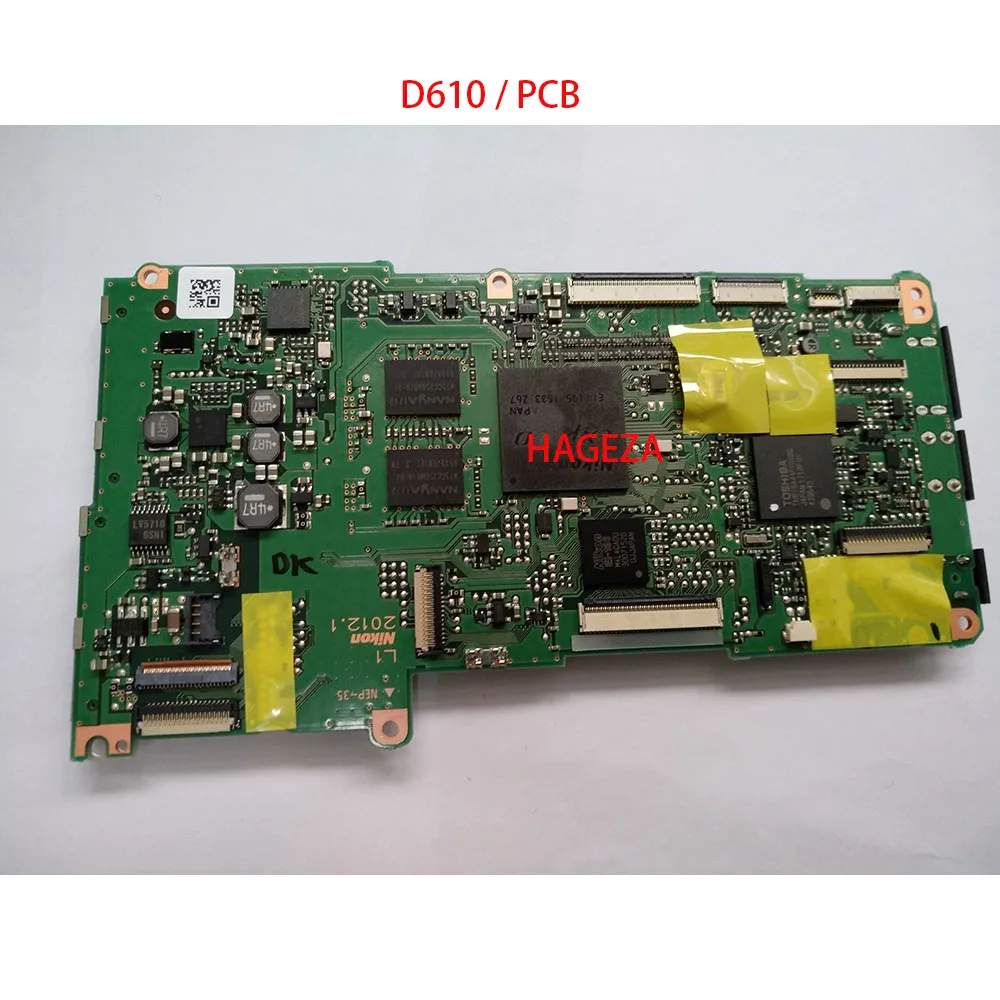 Fotografia 3: Para nikon d600 d610 placa-mãe placa principal pcb placa-mãe 1f999-393 peças da câmera
