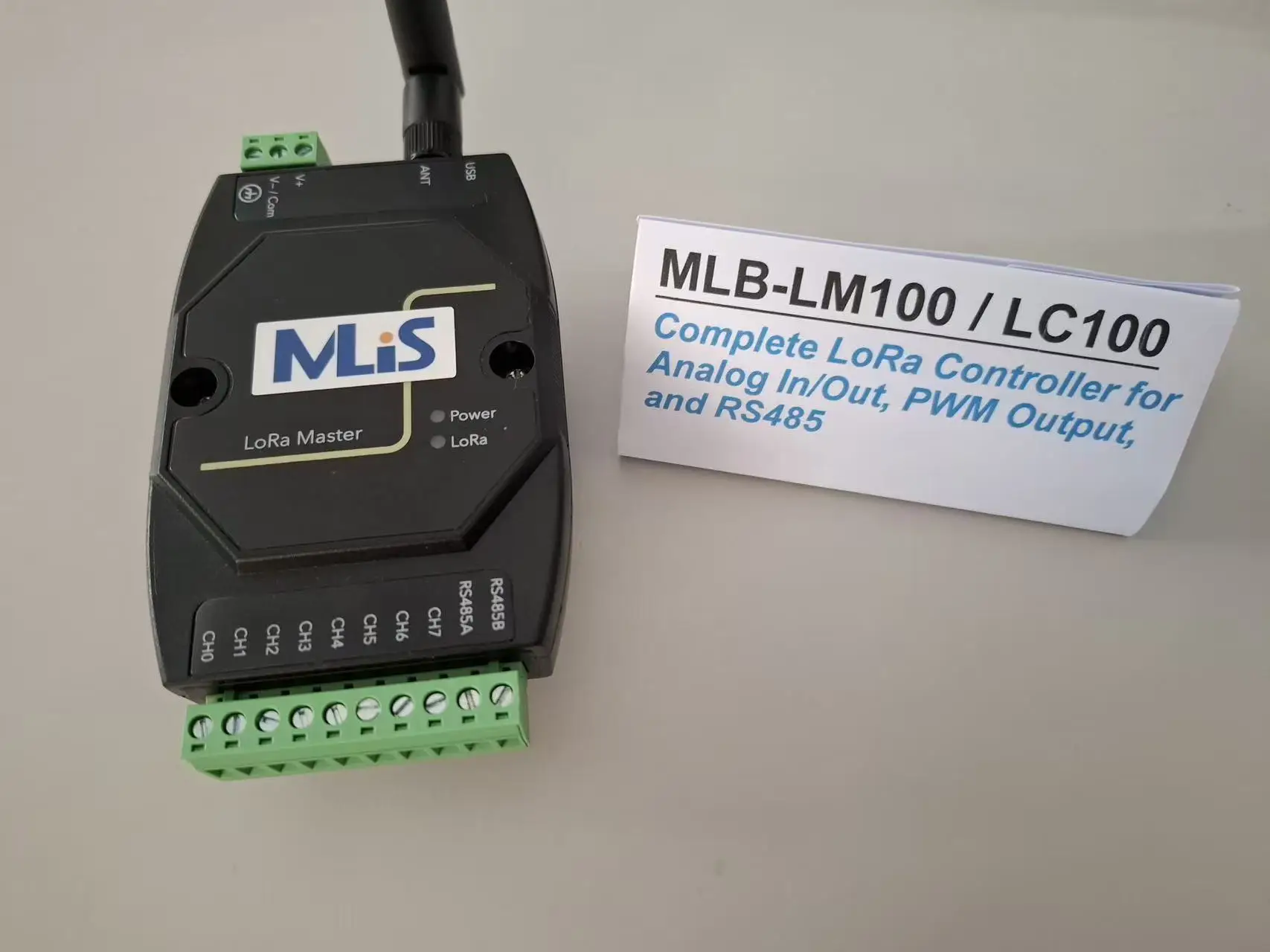 MLB-LM100/LC100 Complete LoRa Controller Analog In/Out PWM Output and RS485 Network Switches for LoRa Master