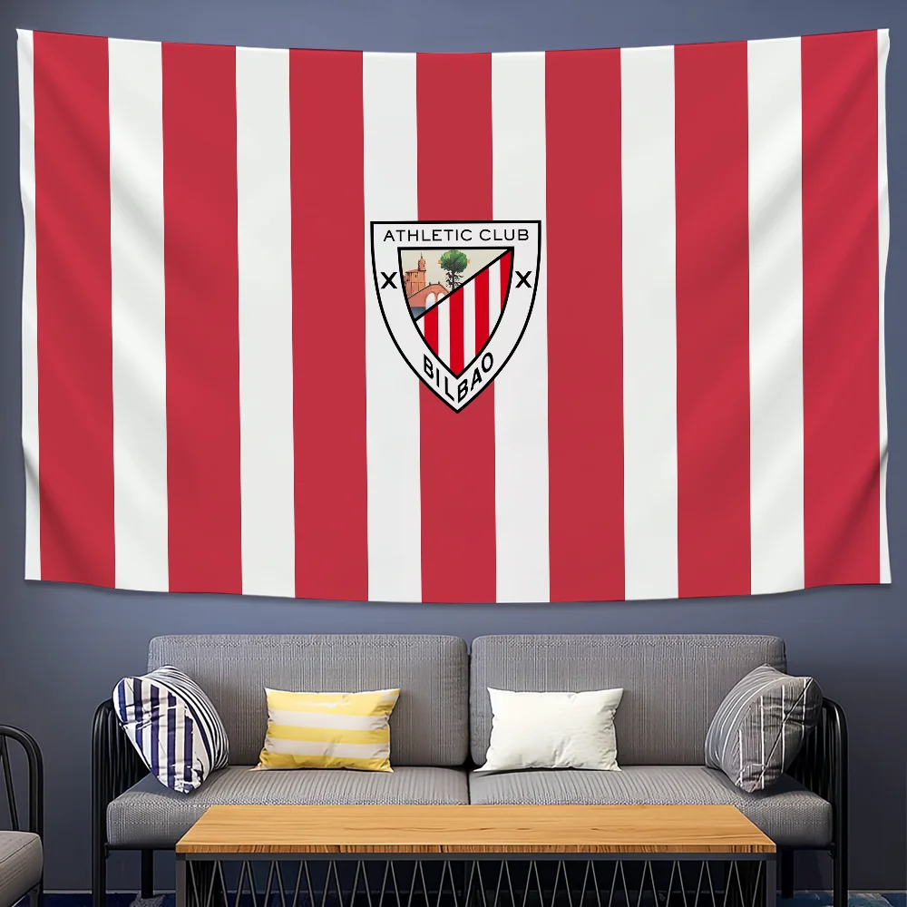 Club-Bilbao tapiz decoración dormitorio fondo tela vacaciones fiesta en casa sala de estar Club tela