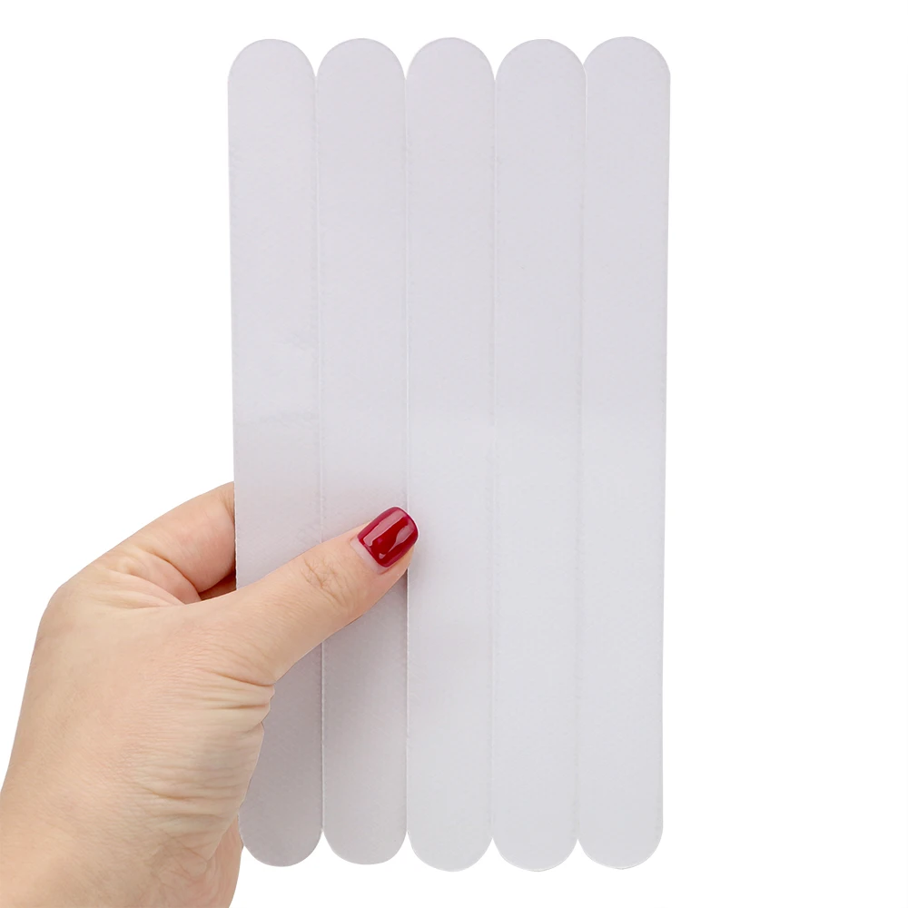 الحمام مكافحة زلة حمام حصيرة 20x2 سنتيمتر قبضة ملصقات غير زلة دش شرائط الشريط سلامة الأرضيات حصيرة سادة PVC مكافحة زلة الحمام حصيرة #5