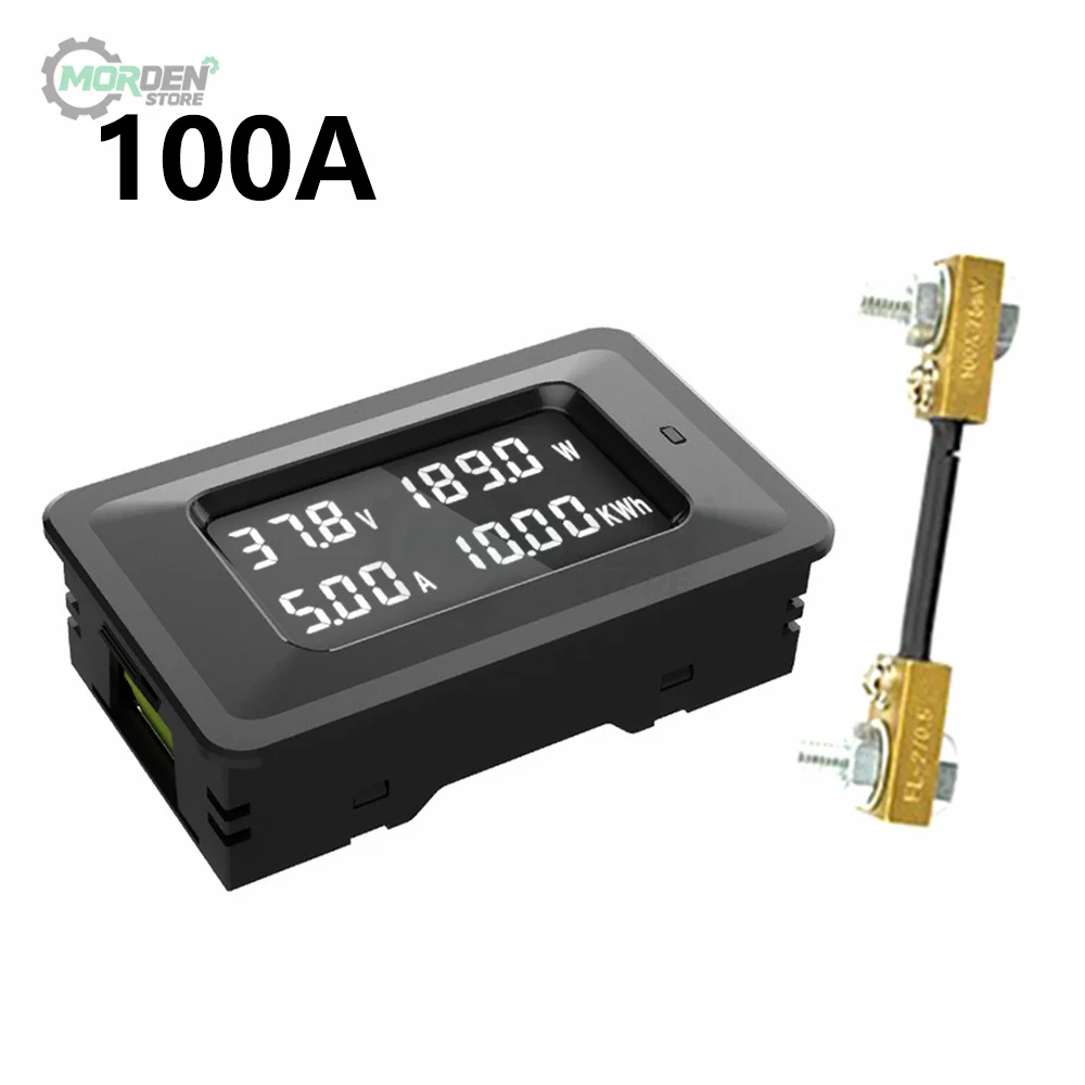 DC Multifunctional Meter Digital Display Voltage Current Power Meter Battery Test DC Energy Meter For Home Appliance