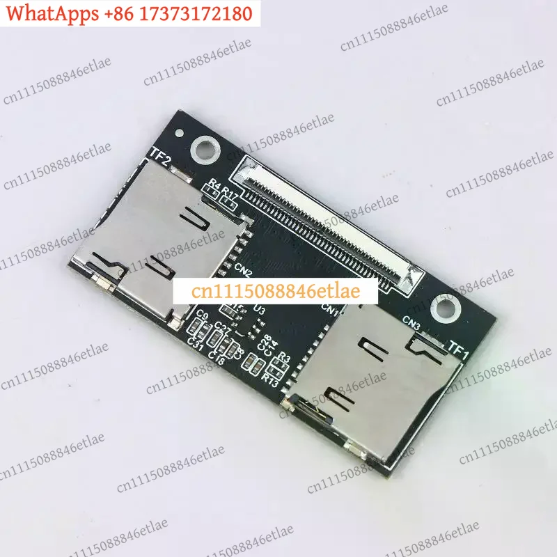 Dual TF Card to CE Interface Adapter Expansion Card for Computer Industrial Control VCR NAS Electronics