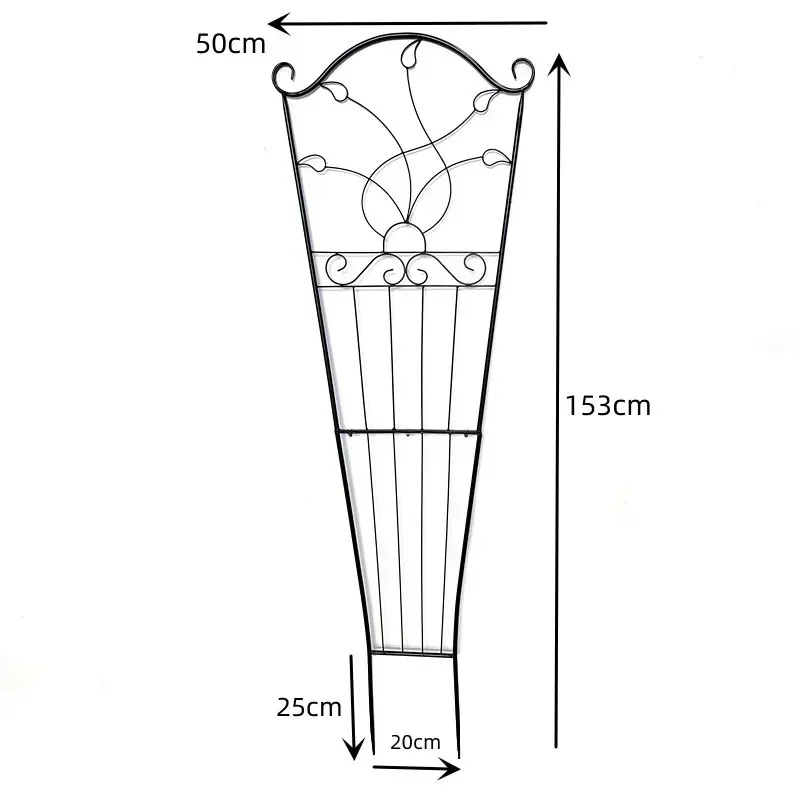 

Iron partition climbing vine bracket flower vine flower pot iron wire lotus climbing v