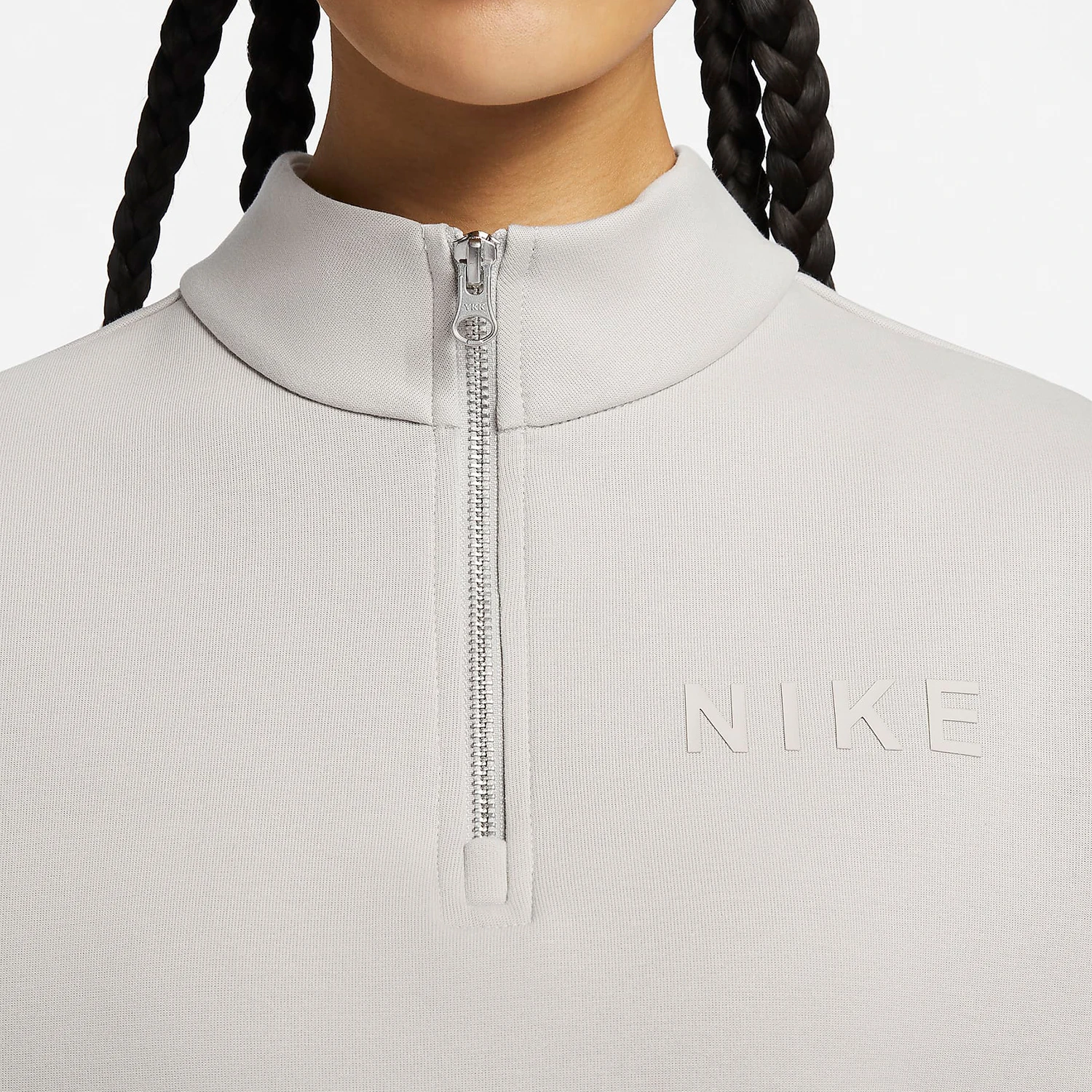 Nike Official Genuine Spring New Women's Casual Half-zip Pullover Hoodie HF5175-012