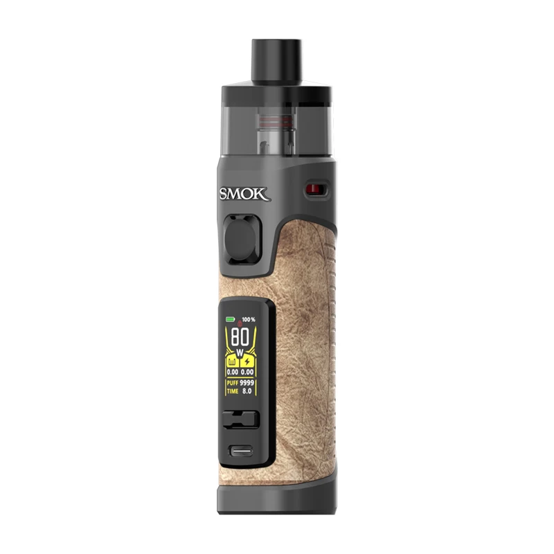 Smok Original RPM 5 Pro Kit 80W บุหรี่ไฟฟ้า, บุหรี่ไฟฟ้าแบบขดลวด3ตาข่าย6.5ml 18650แบตเตอรี่3.7ml