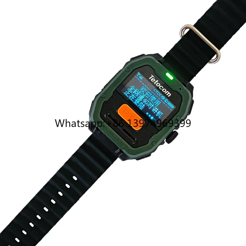 Tetocom U1 Smart Watch Walkie Talkie Set AI Intellint Noise Cancelling 4G Long Ran GPS Communication SIM Card VOX Wrist Watch ma