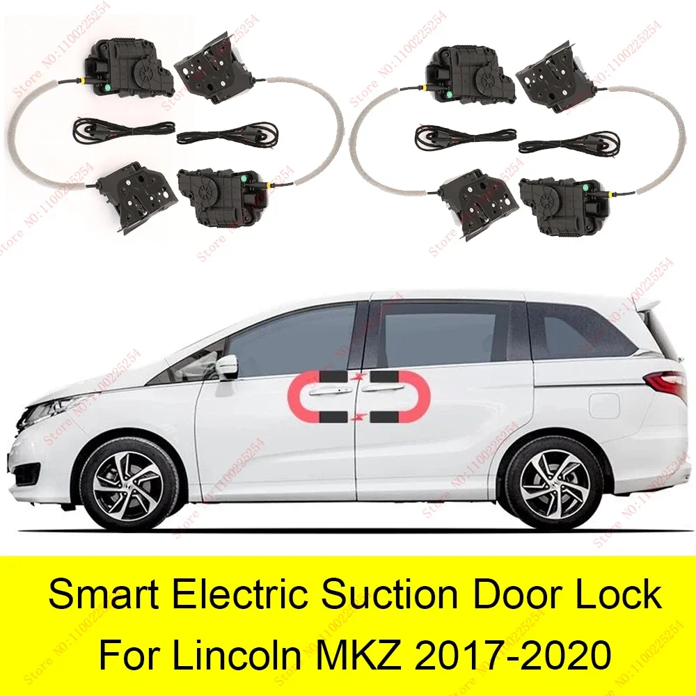 Smart Auto Electric Suction Door Lock for Lincoln MKZ 2017-2020 Automatic Soft Close Door Super Silence Car Vehicle Door
