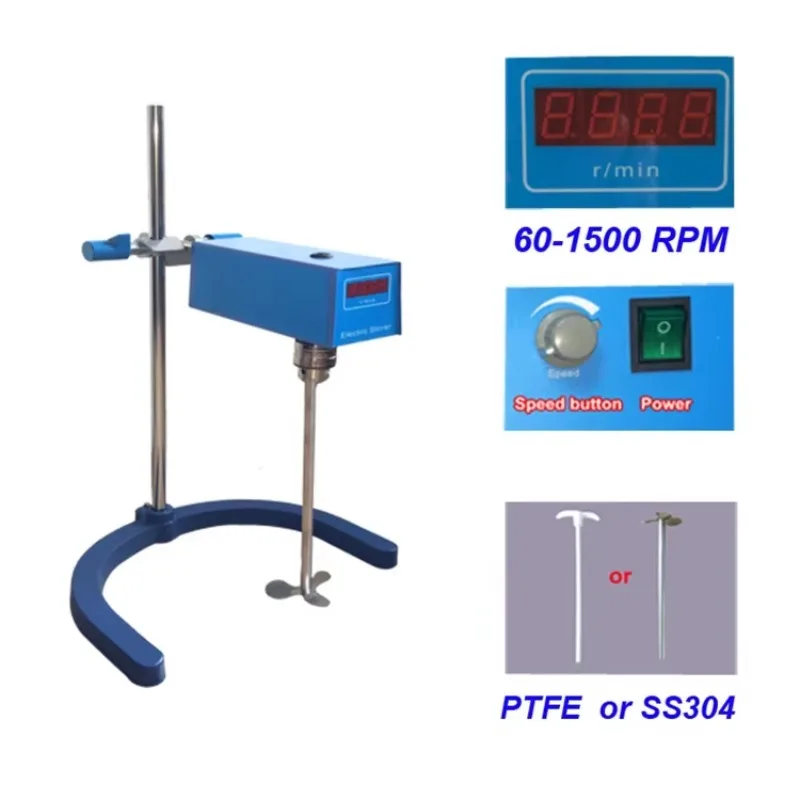 

Laboratory Chemical Mixer Electric Overhead Stirrer