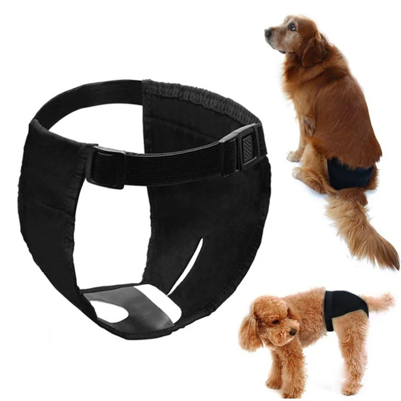 Reusable Pet Physiological Pants Washable Pet Dog Diapers Adjustable Comfortable Pet Menstrual Pants Safe Puppy Period Panties ﻿