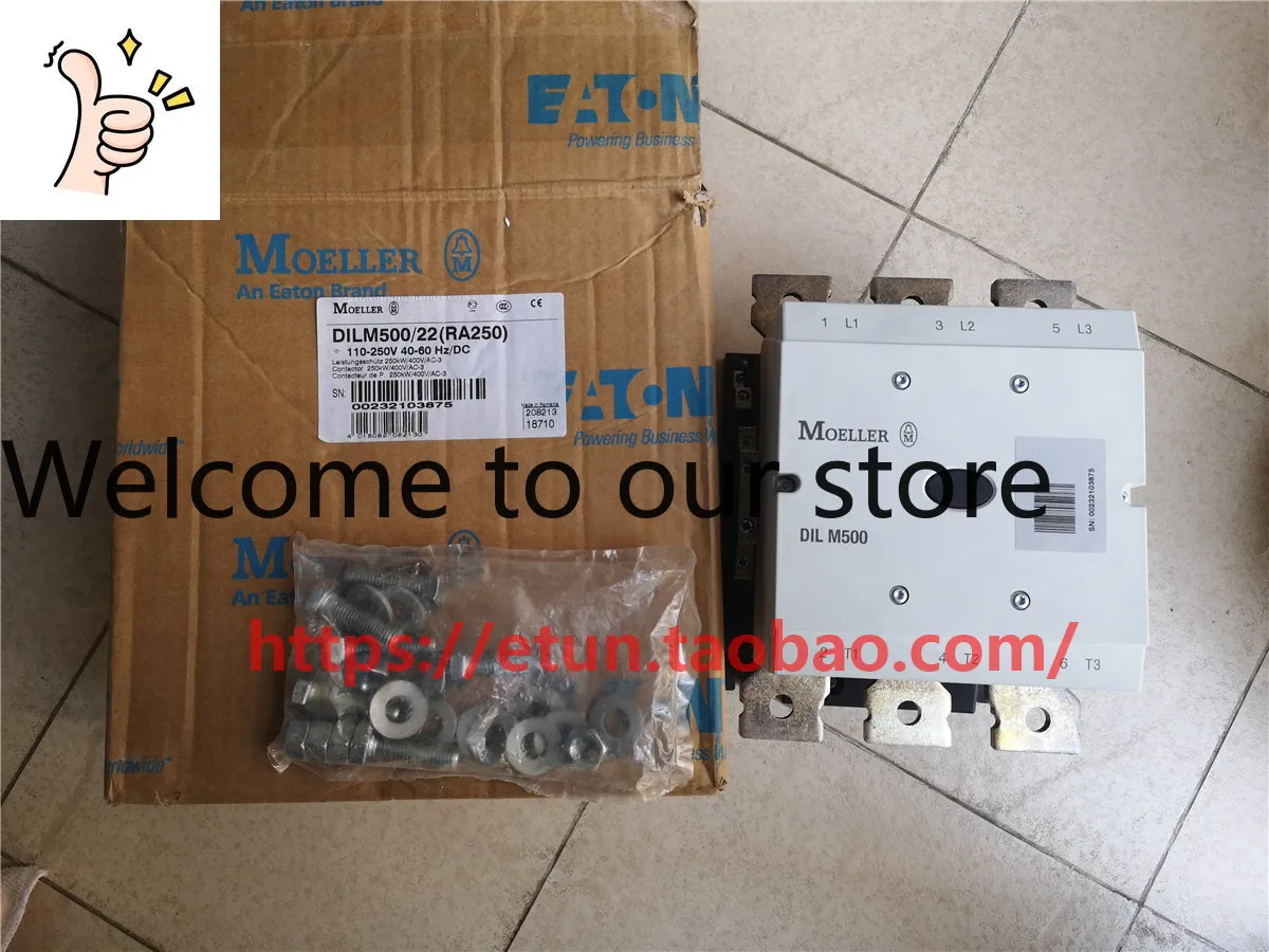 

Контактор MOELLER Admiralty DILM1000/22 (RA250) 1000А, 110-250В, выпуск 2025.4