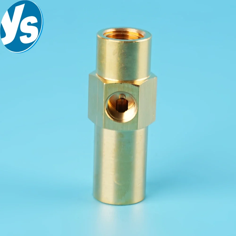 Brass Siphon Full Cone Nozzle Base Waste Oil Burner Nozzle for Diesel Injection, Air Atomization Boiler Combustion