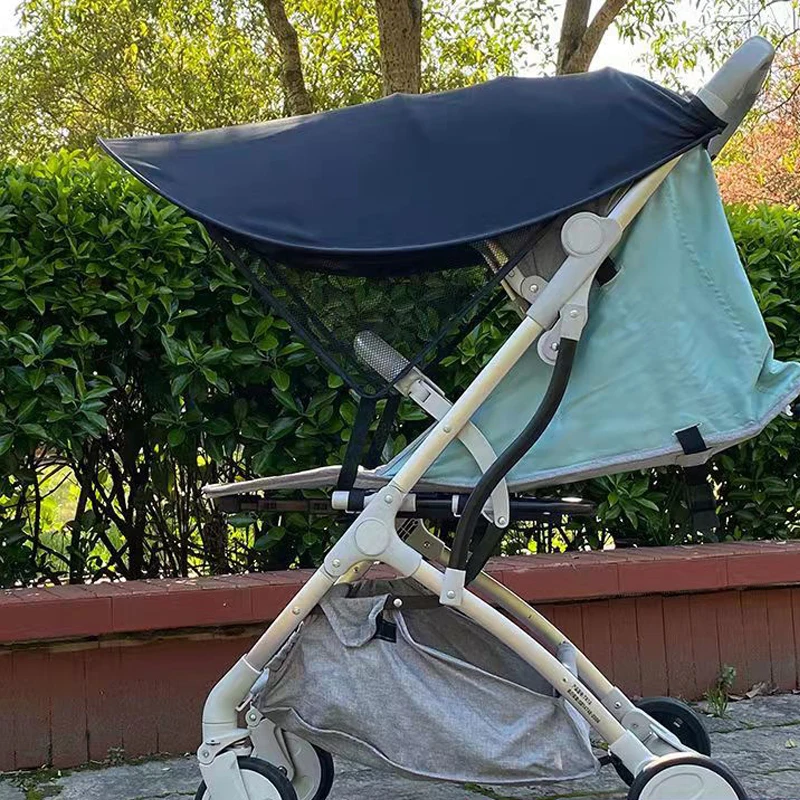 Stroller Sunshade Cover Universal Extended Sun Shade Stroller Shading Umbrella UV Protection Canopy Stroller Accessories