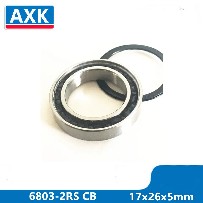 Axk 6803-2rs 6803 61803 2rs Si3n4 Lai Gốm Bi Rãnh Sâu Mang 17X26X5Mm 6803-2rs Cb abec-3