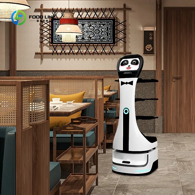 Servicerobot Voedselbezorgrobot Ober voor hotelrestaurant Voedselbezorgrobot
