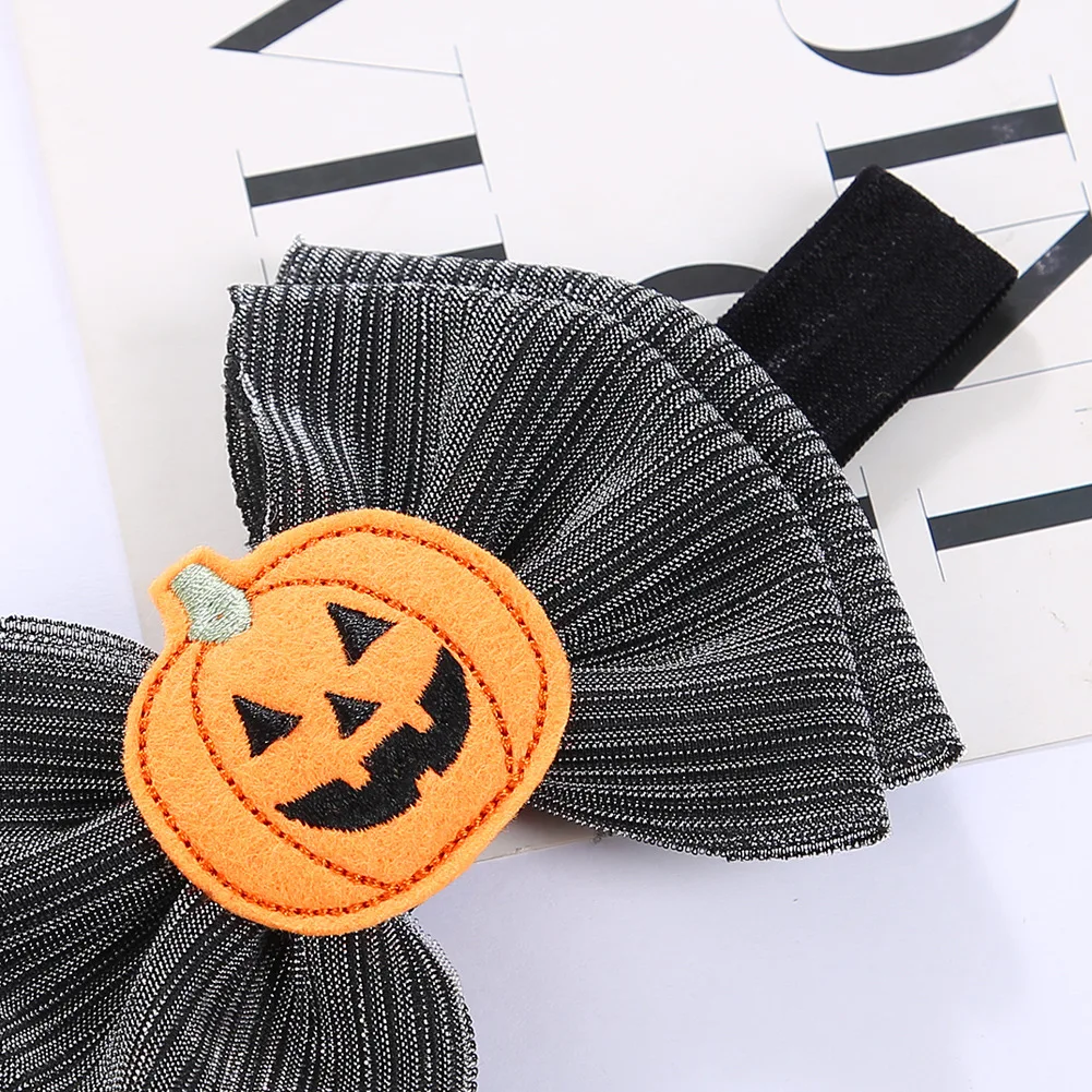 0-1Y Halloween Newborn Bowknot Headband Socks Set Baby Bow Pumpkin Headdress Orange All Saints\' Accessories Set for Baby Girls