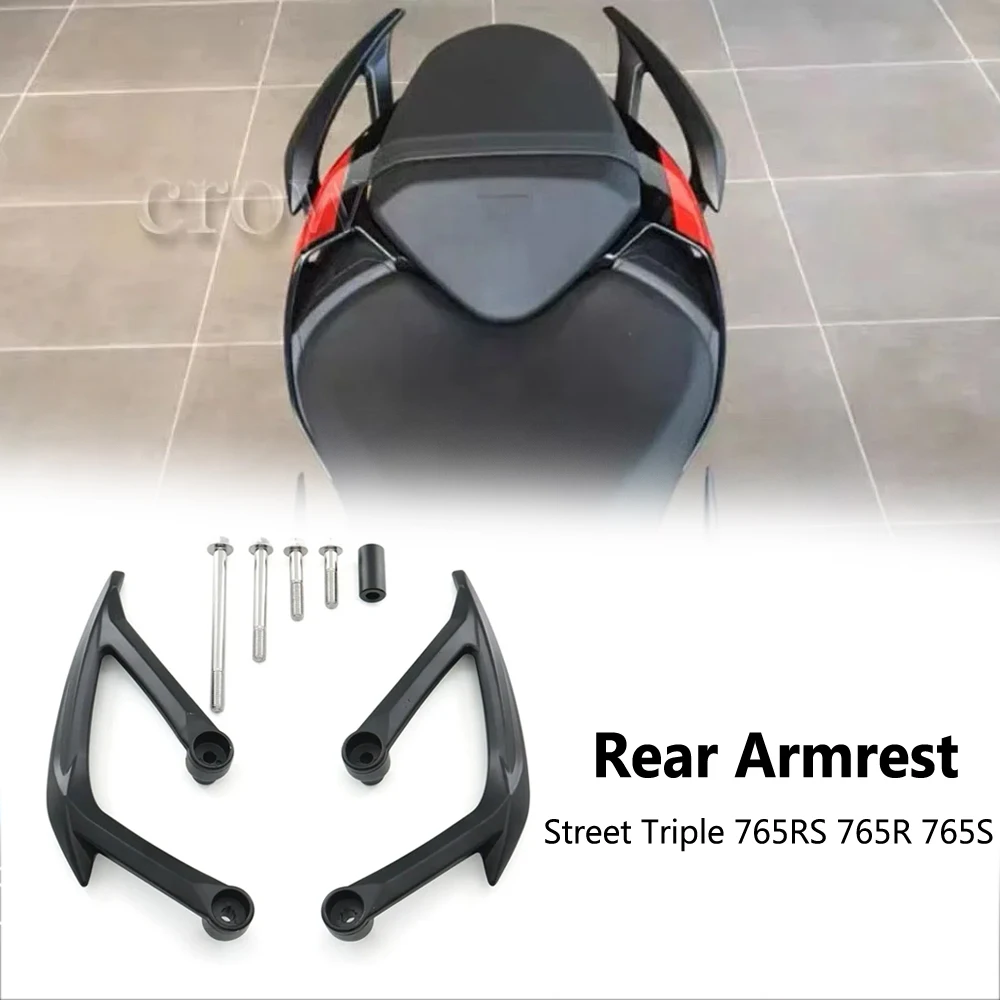 

New Motorcycle Accessories Passenger Rear Armrest Grab Handle Seat Handle Grab Bar For Triumph Street Triple 765 R S 765R 765S