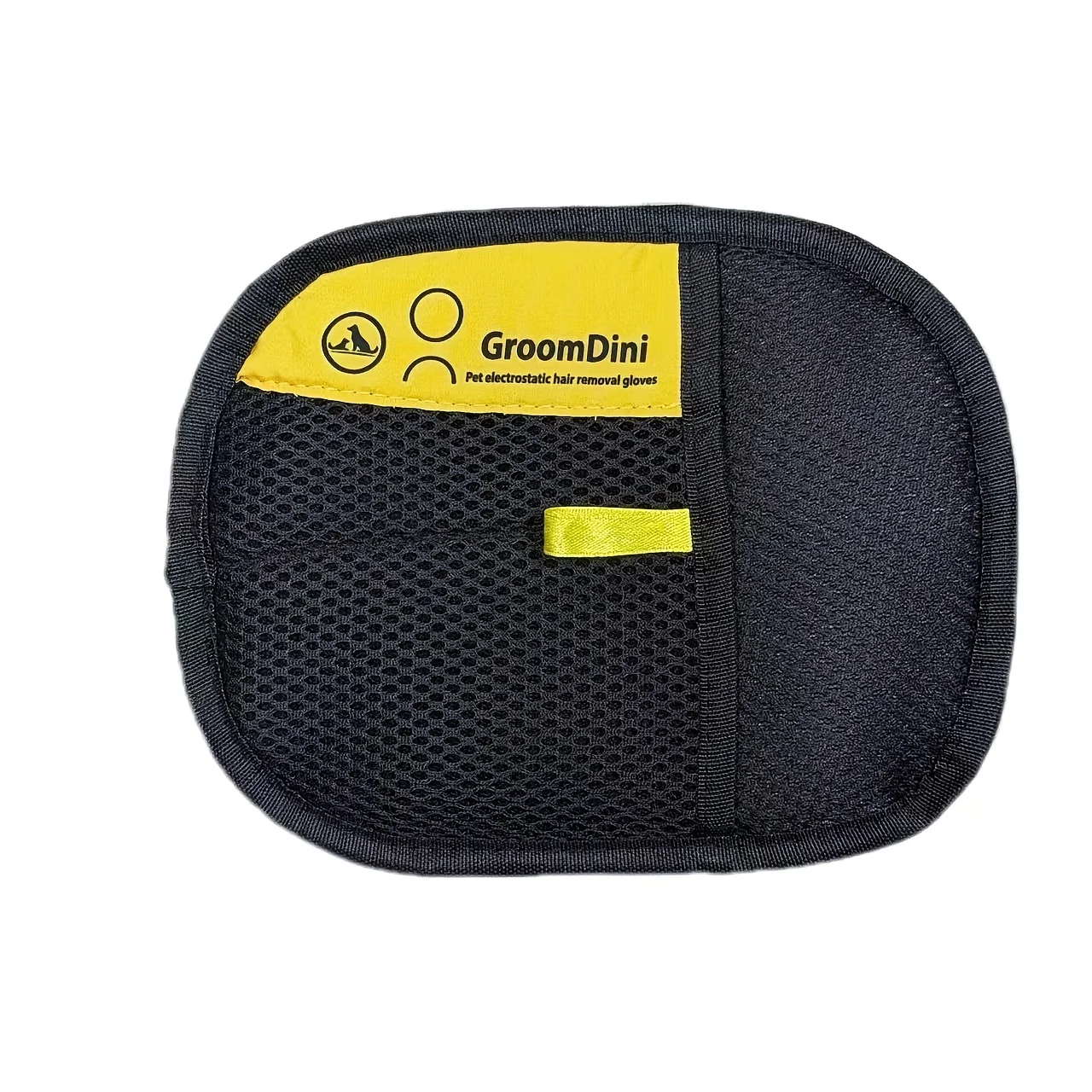 ペットの毛取りグローブ - 猫と犬用の両面グルーミング＆ブラッシンググローブ、簡単に掃除できるヘアブラシ