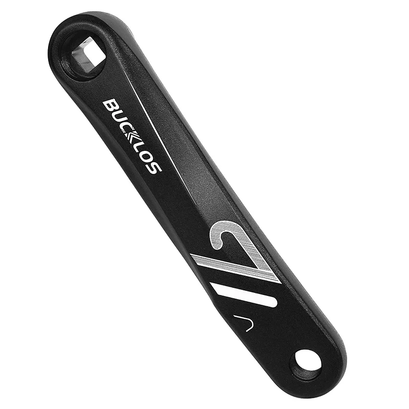 Bucklos Fahrrad-Ersatzkurbel, quadratisch, Spline-Loch, Fahrradkurbel, 152/170/175 mm, Fahrrad-linker Kurbelarm, E-Bike-Kurbel, Einzelkurbel – Detail 9