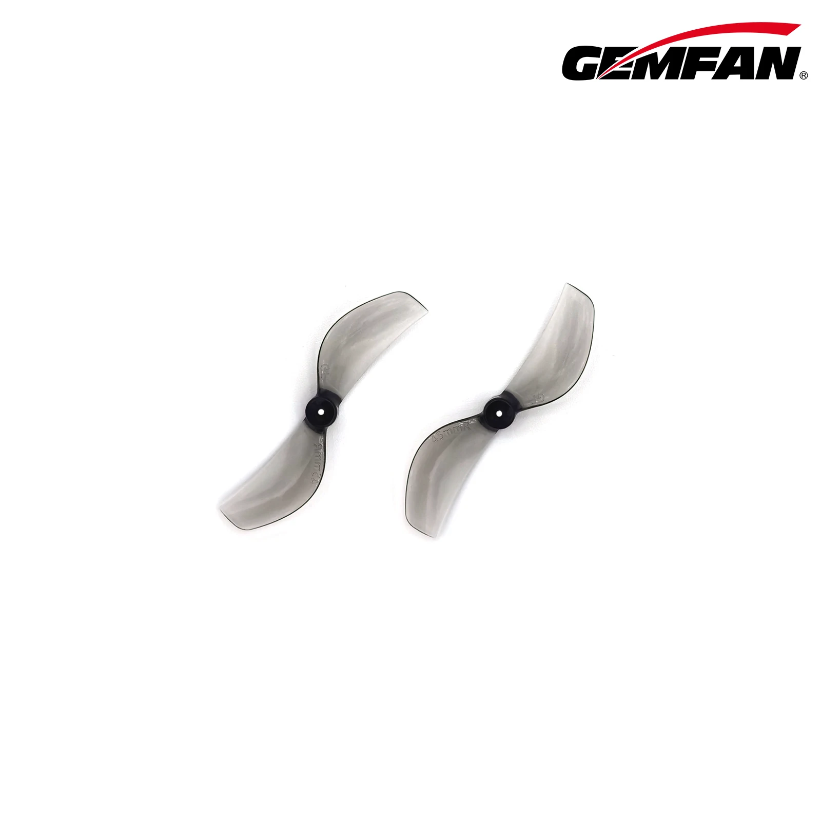 Gemfan-hélice de 2 palas de 45mm para Dron teledirigido, 4 pares, 1mm, 1,5mm, para RC FPV Racing, Freestyle, 1,8 pulgadas, Cinewhoop, Toothpick,