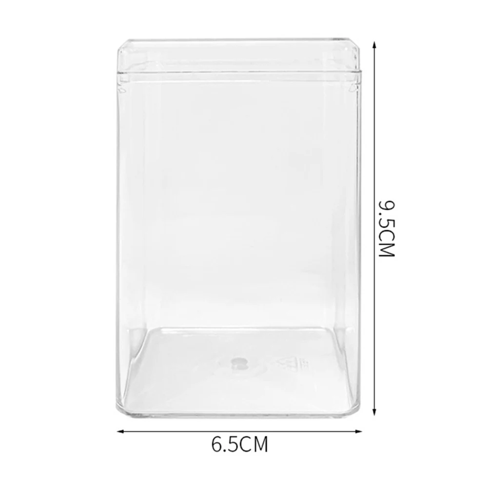 Clear Blind Box Showcase Storage Organizer Plastic Figurines Display Case Dust-proof Protection Box Doll Toy Storage Display