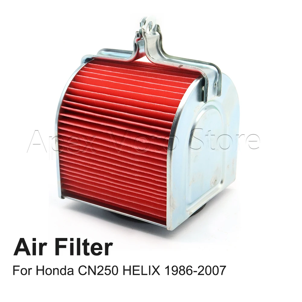 

Motorcycle Accessories Engine Air Filter Intake Cleaner For Honda CN250 HELIX 1986-2007 2006 2005 2004 2003 2002 2001