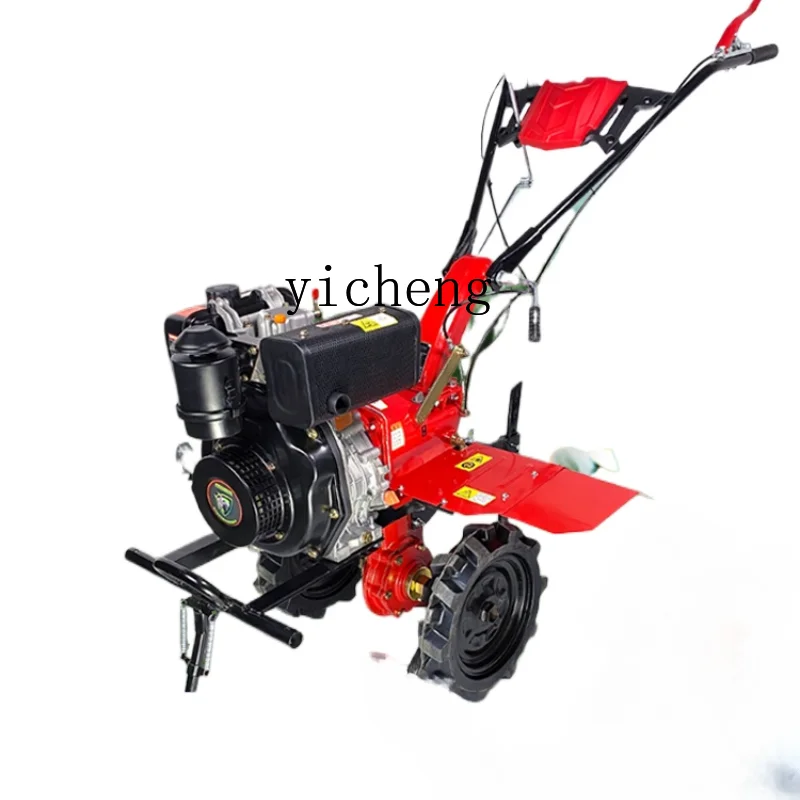 ZC Household Cultivation Machine Large Multi-Functional Ploughing Agricultural Machinery Mountain Rotary Tiller