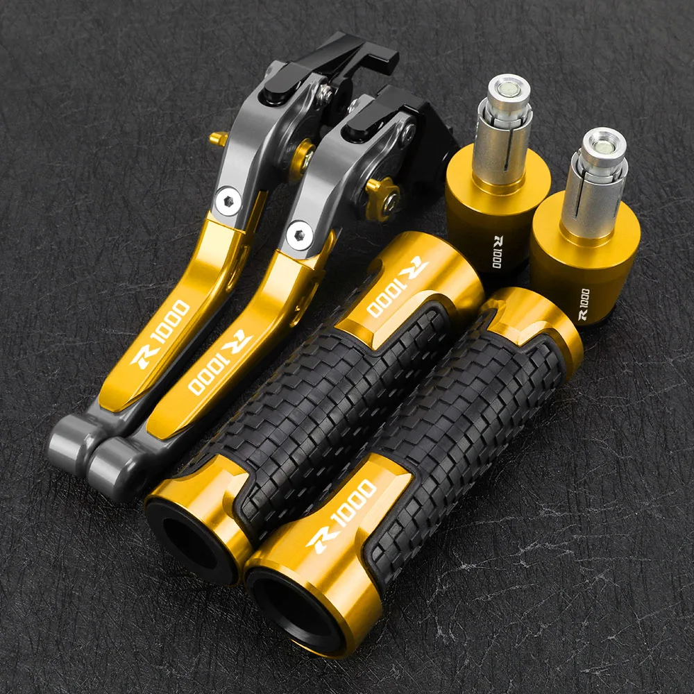

FOR SUZUKI GSXR1000 GSX R1000 2009 2010 -2023 2024 Motorcycle Adjustable Extendable Brake Clutch Levers Hand Grip Handlebar Ends