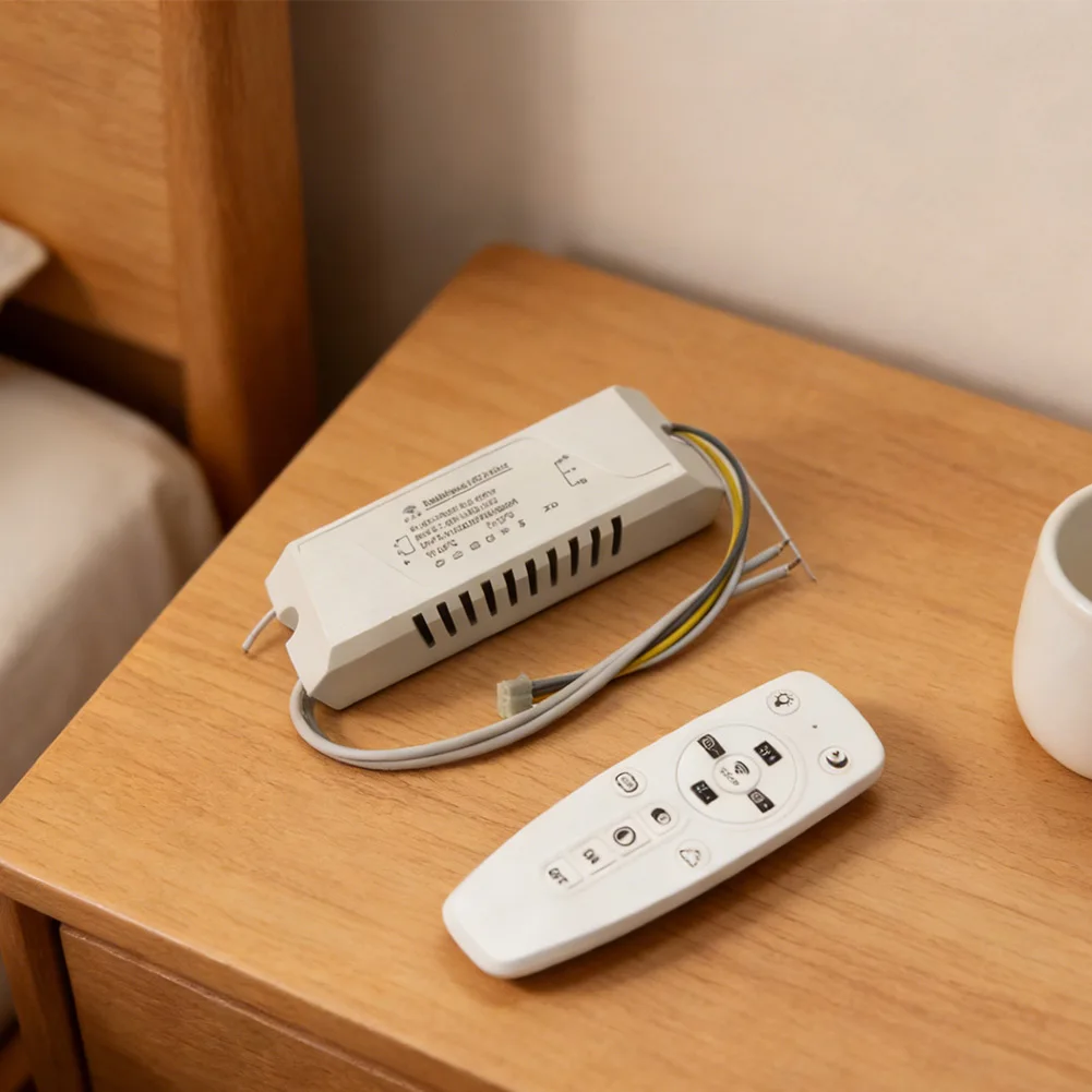 

AC85-265V 2.4G RF Remote Control LED Driver For 12W To 60W Lights With Multi Watt Support And Voltage Protection 50-60Hz