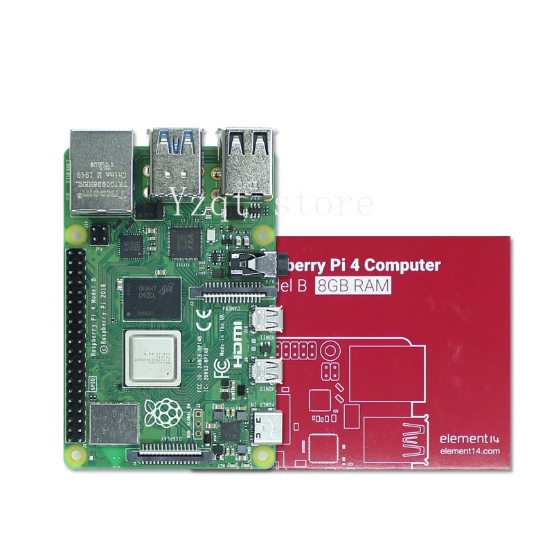 RaspberryPi4 4B 8GB development board programming AI starter kit Python