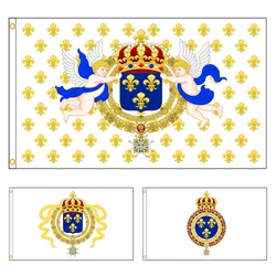 90x150cm Royal Standard of the King of France (King Louis XIV,The Bourbon Restoration)Flag Banner Decoration FLAGLAND