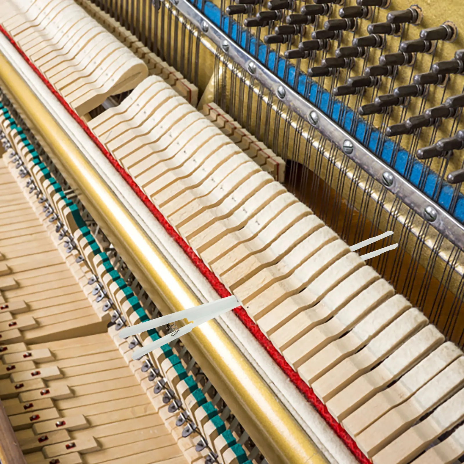 

Piano Mute Clamp Professional Tuning Repair Tool for Upright Sound Clip Kit Compact Size Portable Design Piano Accessories