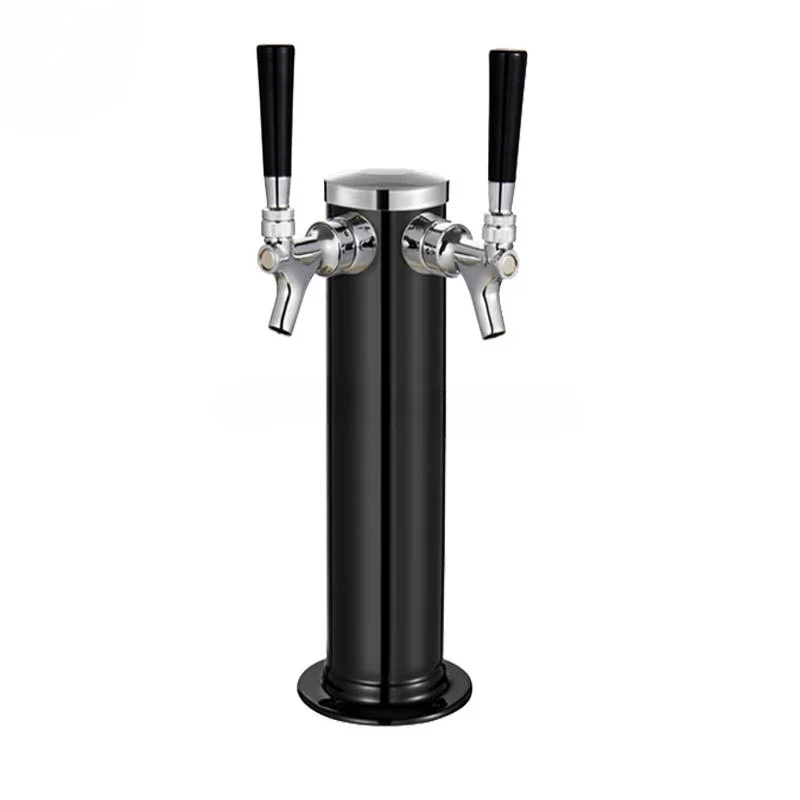 Stainless Steel Black Plated  Column Beer Tower