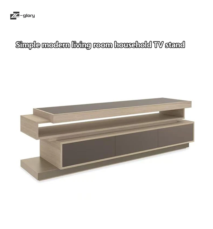 #Hot Selling Modern Style Unique Wooden TV Stand Stylish Pattern For Home Living Room TV Cabinet TV Unit