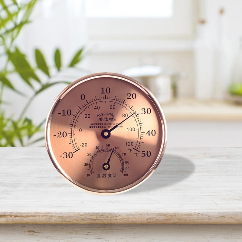 H55A Indoor Outdoor Thermometer Hygrometer,Outdoor Thermometer Large Numbers, Decorative Outdoor Thermometers for Patio