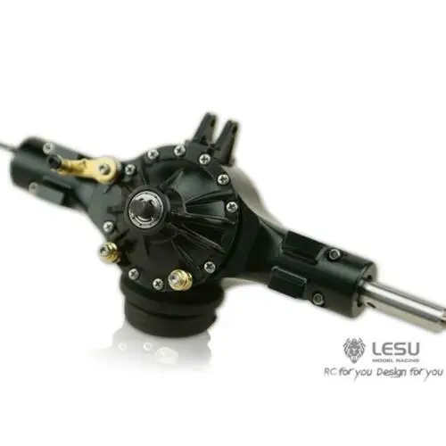 LESU Metall Hinterachse Differentialsperre für 1/16 Bruder RC Traktor LKW Spielzeug Modell Ersatzteile TOUCAN HOBBY TH16658-SMT5