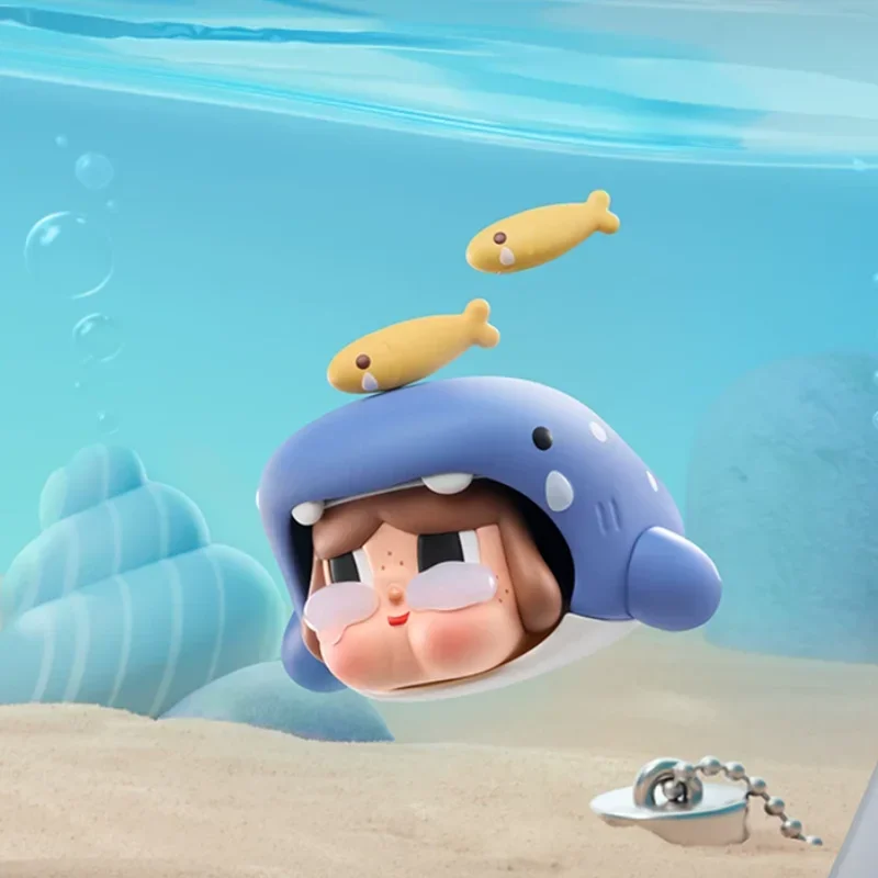 POP MART CRYBABY CRY ME AN OCEAN Serie Figur Blind Box Überraschungs-Mystery-Box Actionfigur Heim- und Schreibtischdekoration