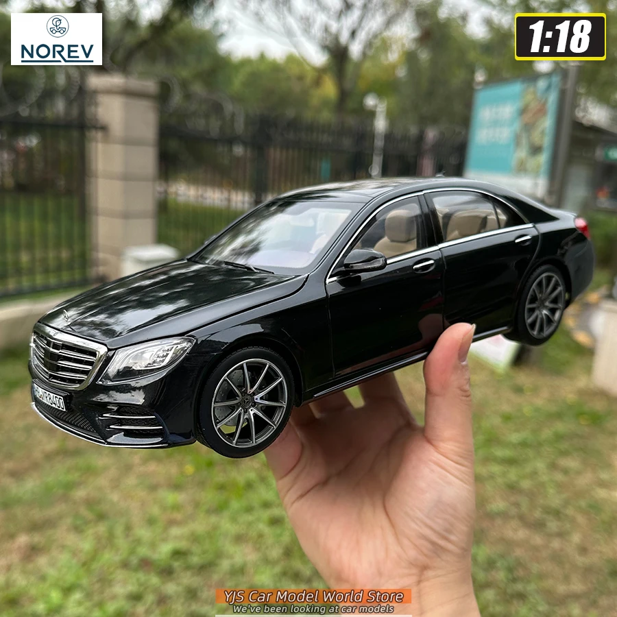 NOREV 1/18 Scale S450L W222 2018 Static Car Model Diecast Model Ornament Holiday Gift Collection