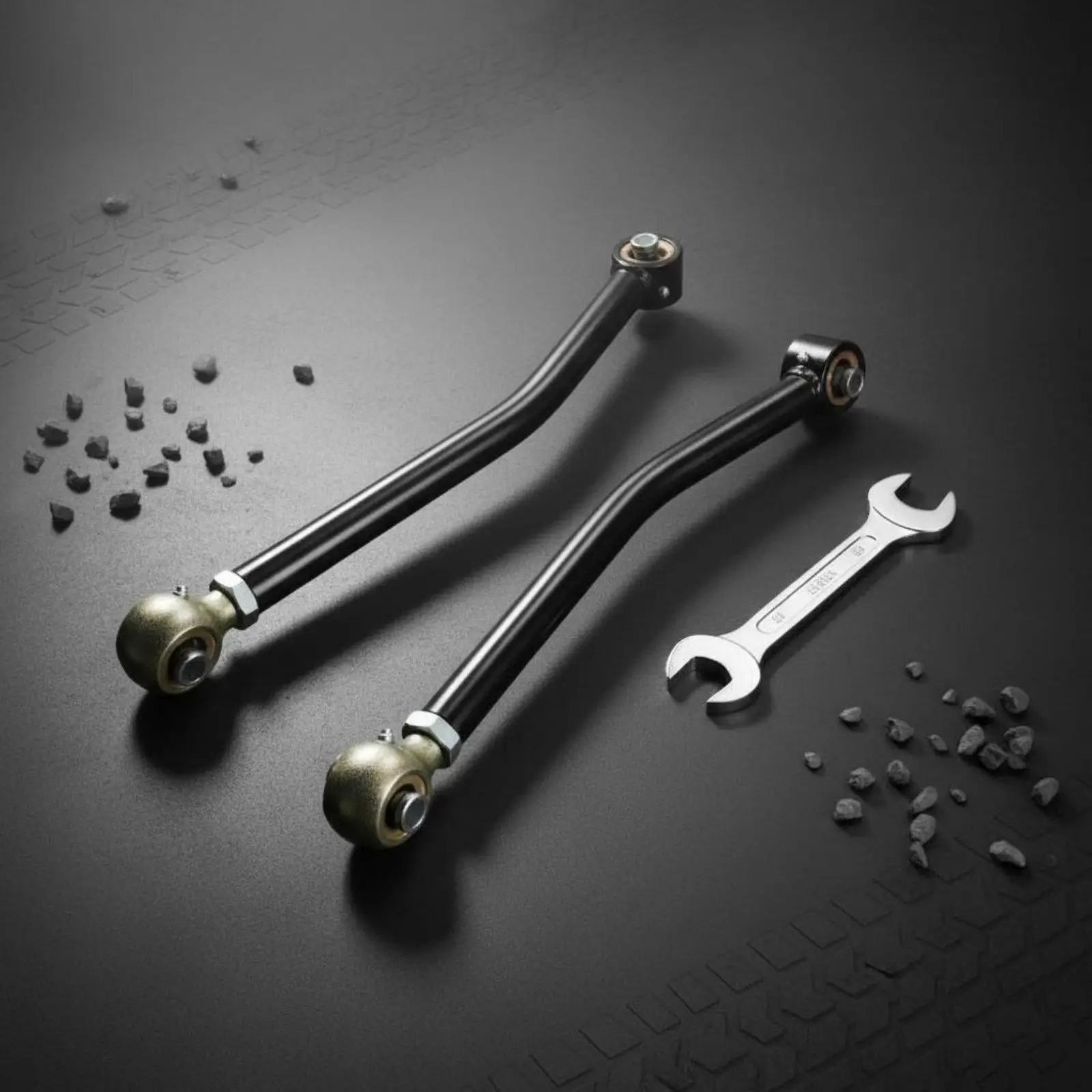 2 Pieces 4x4 JK Shock Absorption Links Direct Fit Adjustable Shock Absorption