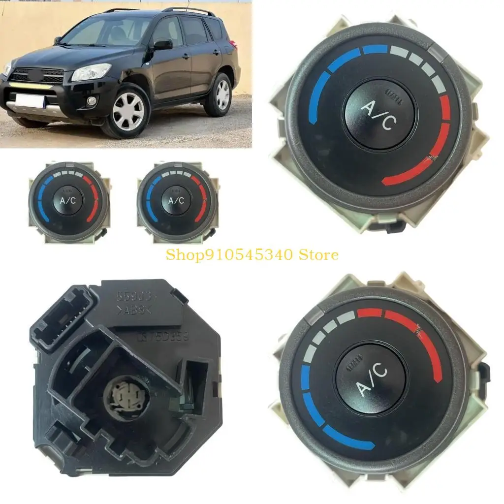 

U2JA Adjustment Knob Heat Resistant Vehicle Climate Control Knob for Automotives