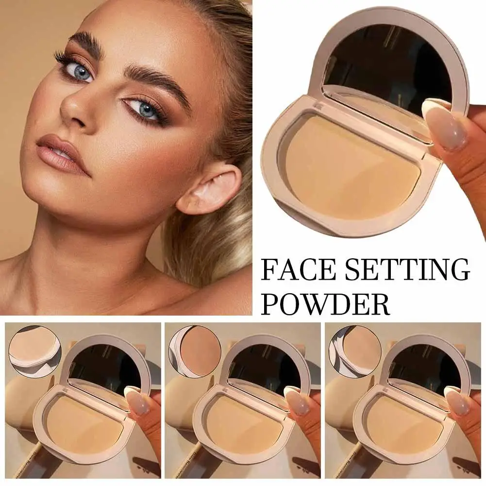 3 couleurs maquillage poudre pour le visage éclaircir contrôle de l'huile maquillage nu poudre pressée fond de teint Base de maquillage cosmétiques