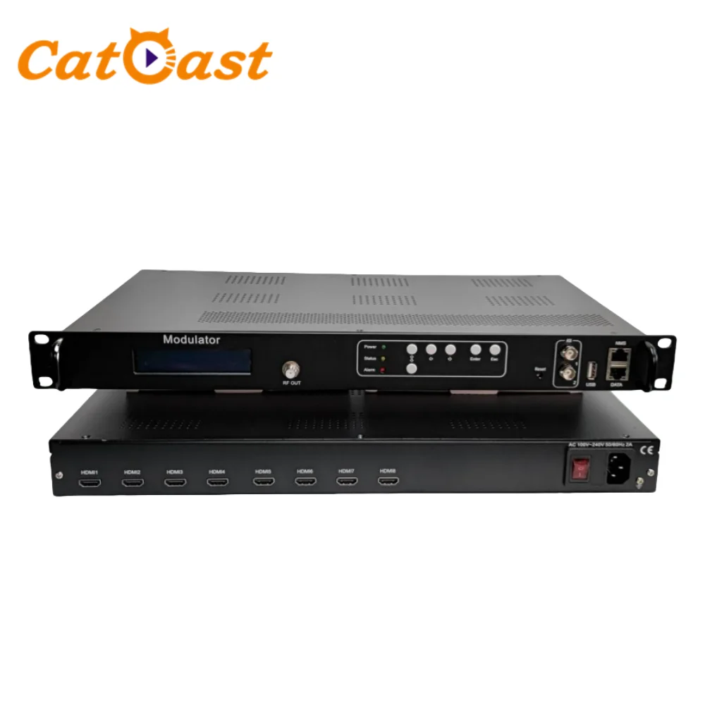 

Multiplexing MPEG-4 4/8 Channels HD MI IP Input DVBT ASI Output UDP and RTP IP Encoder Modulator