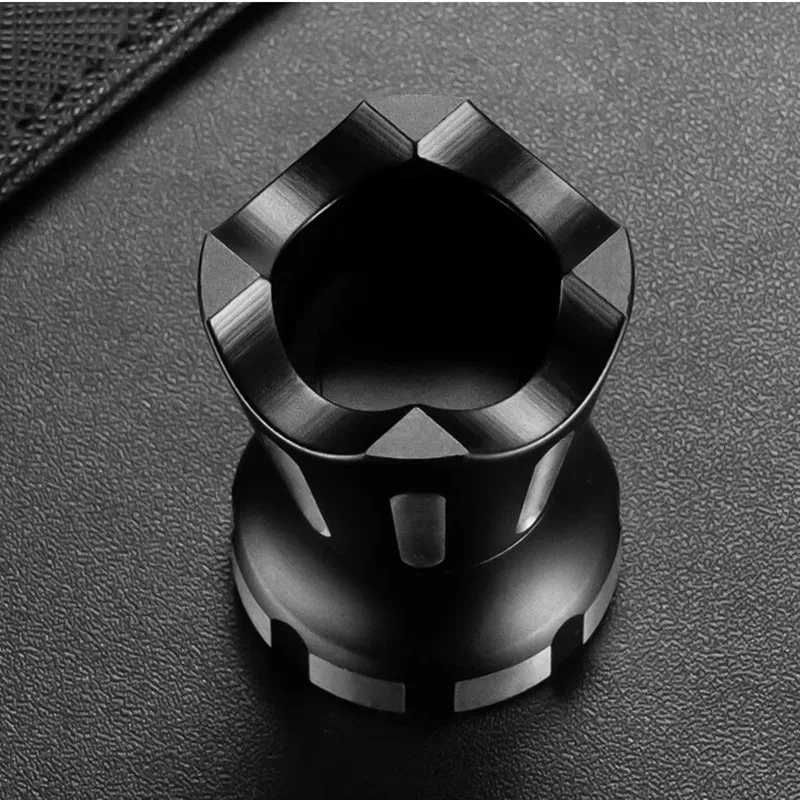 Metal Cigar Holder Stand Rack Cigar Ashtray Pocket Cigar Cutter Punch Portable Cigar Puncher Accessories Tool Gift