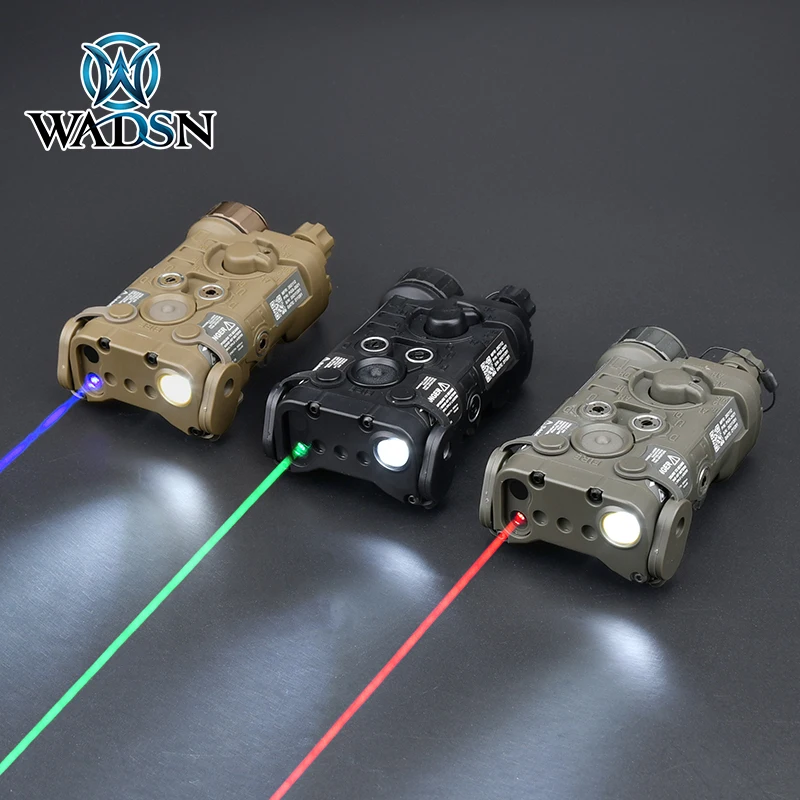 WADSN NGAL Nylon Battery BOX Red Green Blue Laser Whitelight Strobe Simplifiefed Version Hunting Airsoft Laser Indicator mini L3