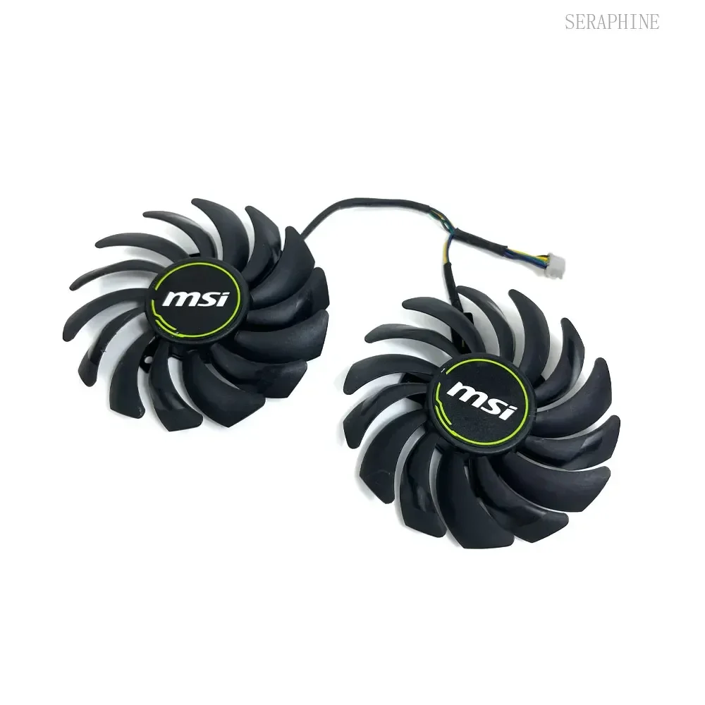 2PCS /SET PLD09210S12HH GTX 1660 SUPER VENTUS XS OC GPU FAN，FOR GTX MSI 1660、1660 SUPER、1660 TI VENTUS XS Video Card Cooling Fan