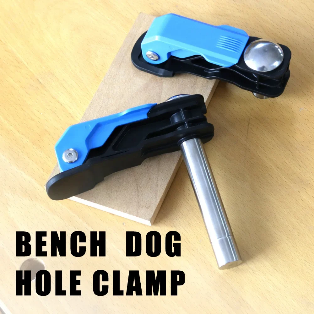 2pcs Woodworking Quick Press Clamp Adjustable Angle 19mm 20mm Manual Clamping Aluminum Alloy Desktop Press Plate Fixture Tools